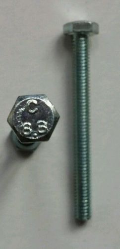 M6 - 1.00 x 25 mm (ft) coarse class 8.8 hex cap screw (bolt) zinc plated (100) for sale