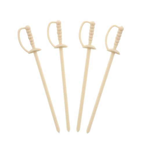 Royal 3.25&#034; White Sword Cocktail Picks, Pack of 1,000, RP147