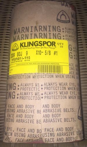 Klingspor Sanding Belt 309 80J 9 X10- 5/8