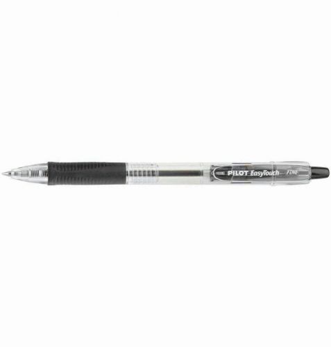 EasyTouch Retractable Fine Ballpoint Pen Open Stock-Black
