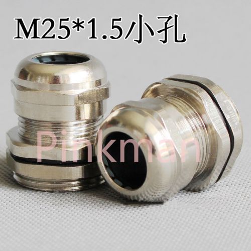 1pc m25*1.5 small hole 304 stainless steel cable glands apply to cable 10-14mm for sale