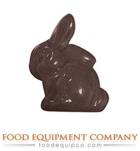 Paderno 47865-35 Chocolate Mold bunny 3-1/8&#034; L x 2-1/4&#034; W x 1/2&#034; H 2 per sheet
