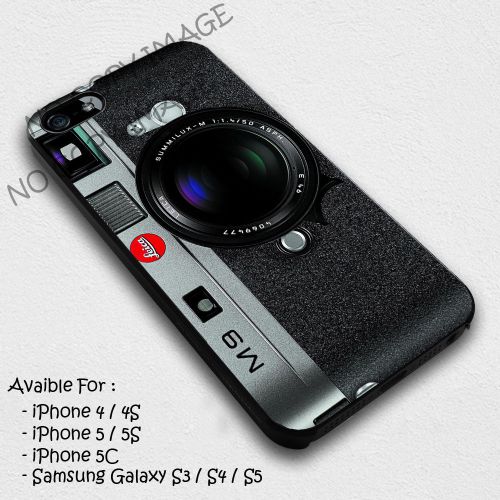 Leica M9 camera Logo Iphone Case 5/5S 6/6S Samsung galaxy Case