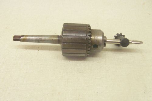 Jacobs #32 drill chuck 3/8&#034; capacity with #1 morse taper and key