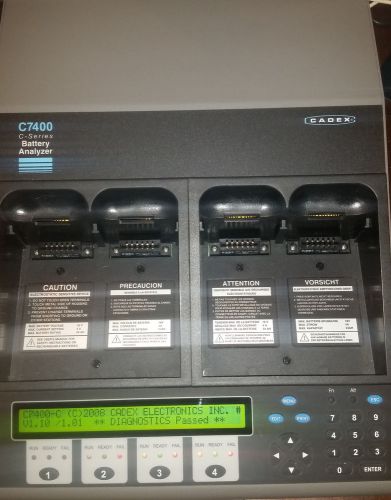 CADEX C7400  C-Series Battery Analyzer with 4 Smart Cable adapters