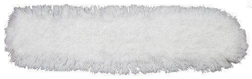 Wilen C051024, Durastat Polyester Back Dust Mop, 24&#034; Length x 5&#034; Width, White of