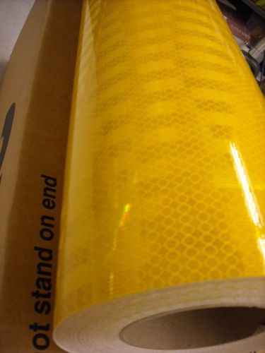 3M High Intensity Prismatic Reflective Sheeting 3931-YELLOW 30 inc x 50 yd.Roll