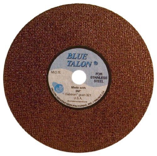 Falcon Blue Talon Abrasive Cut-off Wheel, Ceramic Aluminum Oxide, 3/8&#034; Hub, 3&#034;