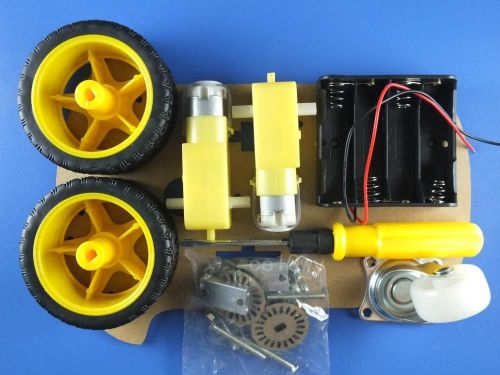 1pcs Smart Car Chassis Robot Geared Motor Tire tachometer encoder + Code