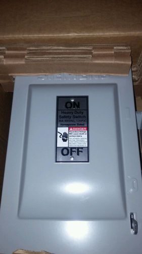 SIEMENS HNF361 SAFTEY SWITCH BOX 30AMP 600VAC,250VDC Cutoff BOX VB II USED