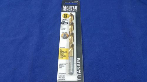 NEW Master Mechanic 13/32&#034; Titanium Drill Bit 197373 MFG 315551 - Expedited Ship