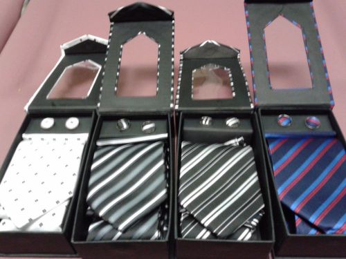 72 (C) Classic Striped 100% Silk Assorted Men&#039;s Tie sets