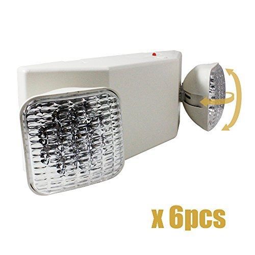 Etoplighting 6pcs x led emergency exit light - standard square head ul924, for sale