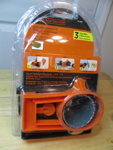 Black &amp; Decker 79-362 Door Lock Installation Kit