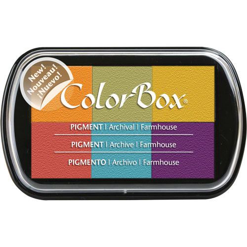 ColorBox Pigment Ink Pad 6 Colors-Farmhouse