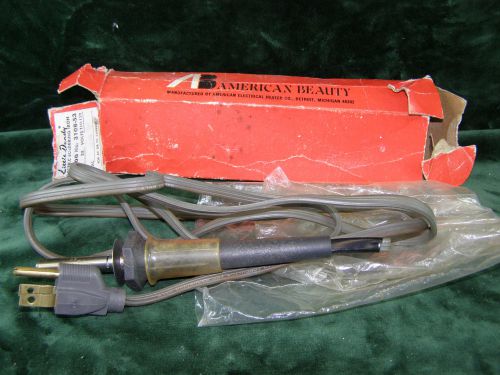 AMERICAN BEAUTY MODEL 3108-S3 25 Watts-110 V Soldering Iron Original Box