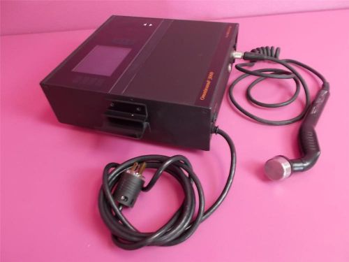 Omnisound 3000 ultrasound therapy device w/ heat &amp; 1 probe 1mhz/3mhz for sale