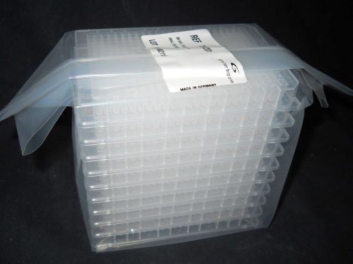 (10) greiner bio-one deep 384-well clear pp small volume microplates, 784201 for sale