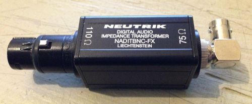 Neutrik NADITBNC-FX Digital Audio Impedance Transformer Adapter