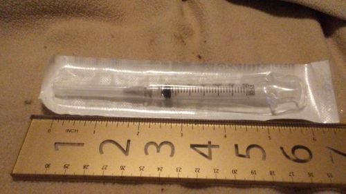 100 -3ml / 3cc syringe luer lock tip bd precisionglide needle 22g x 1 1/2 inch for sale