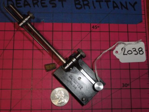 LS STARRETT 56 surface gage with 4.25 long spindle &amp; tiny scribe.     T463, I60