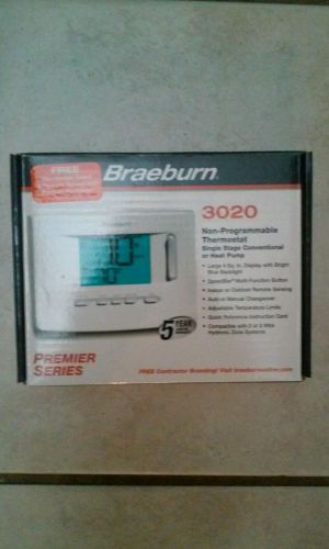 Braeburn 3020 Thermostat Premier Series Brand New In Box Mint Condition
