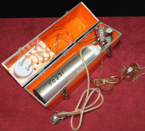 Safeco Flynn Series III Portable Ventilator Respitory Luxfer Tank Free Shipping!