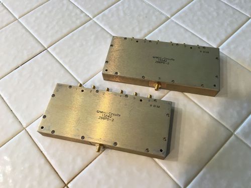 mini circuits splitter 155542 ZB6PD-2  6-way splitter SMA  (Qty 2)