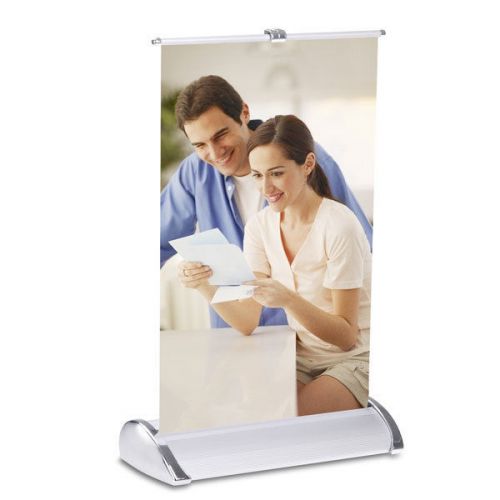 11&#034;x 8&#034; Letter Size Rollup Desktop Retractable Banner Stand 182