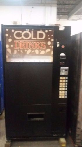 VENDO 516-10 SODA WATER BOTTLE CAN VENDING MACHINE Set up for Free Vend
