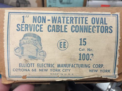 1&#034; Watertite Connectors Oval Entrance Cable