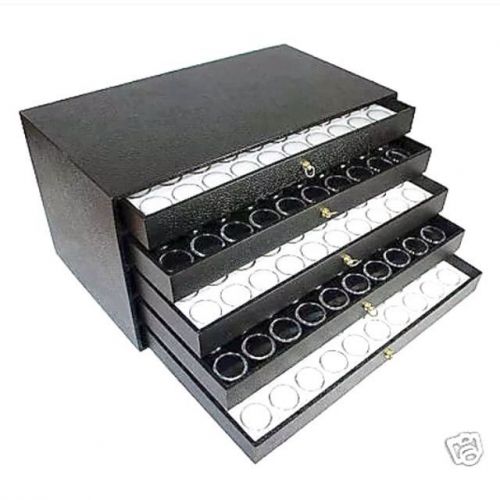 250 Gem Jar 5 drawer Storage And Display Case