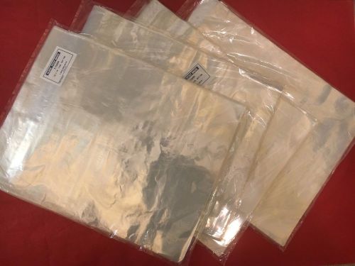 25 CLEAR 12 x 15 T-SHIRT POLY BAGS FLAP LOCK 1 MIL SHIRT/APPAREL PLASTIC