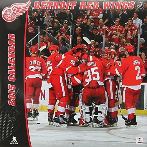 Turner Perfect Timing 2015 Detroit Red Wings Team Wall Calendar, 12 x 12 Inches