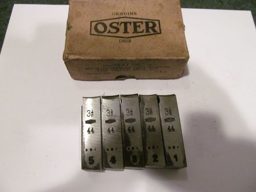 Oster symbol 44 3-1/2&#034; npt die set for sale