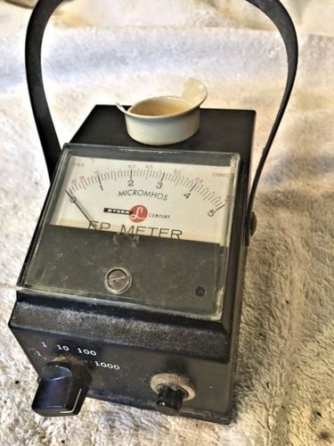 USED MYRON L DS METER MODEL EP 0.1-1000 OHM SAMPLE TESTING CONDUCTIVITY