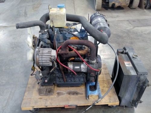 Kubota d1402 3 cylinder diesel engine 29.5 hp 442 hours skidsteer tractor lifts for sale