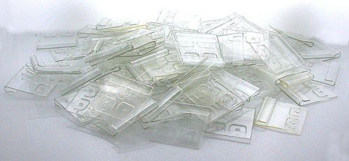 100 ONE HUNDRED ONE INCH PLASTIC EARRING CARD DISPLAYER HOLDER CLOSEOUT