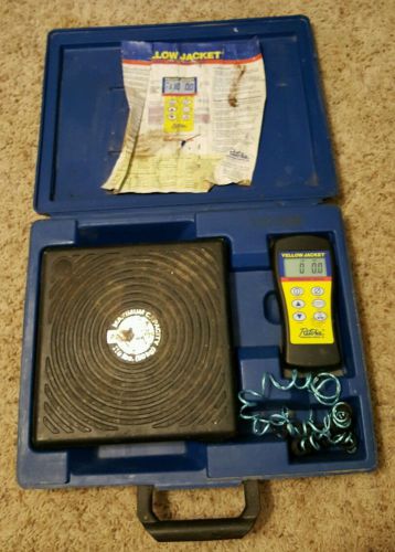 Yellow jacket 68802 digital electronic charging scale 110 lb  read description for sale