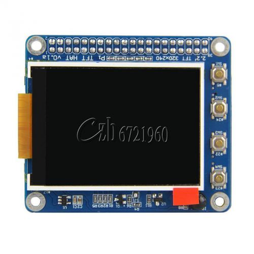 Raspberry Pi 2 3 3B/ 2B / B+ 2.2&#034;TFT Screen LCD Display HAT w/ Buttons IR Sensor