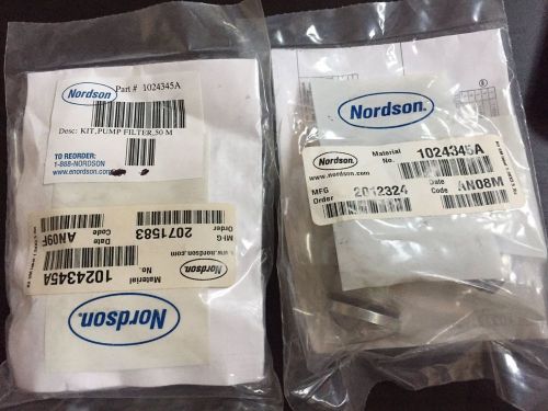 Nordson 1024345 Pump filter kit 50 mesh, lot of 2