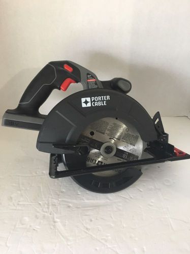Porter-cable circular saw 18-volt 6-1/2&#034; cordless portable cutting tool pc186cs for sale