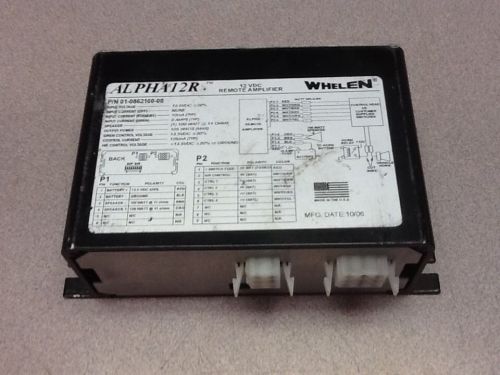 Whelen alpha12a remote amplifier p/n 01-0862100-00 siren amp for sale