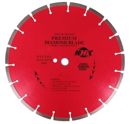 KHK PGP24155 Premium 24&#034; General-Purpose Wet/Dry Segmented Diamond Blade 1&#034;-20mm