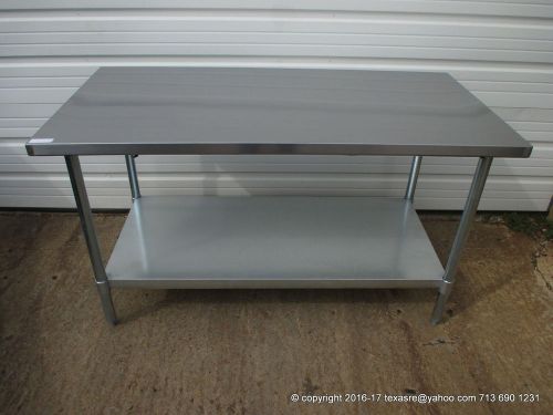 New Stainless Steel Work Prep Table 60&#034; x 30&#034; , NSF