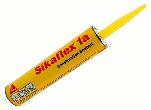 (2)Sikaflex-1A Polyurethane Paintable Sealant/Adhesive 10.1oz Limestone exp11/16