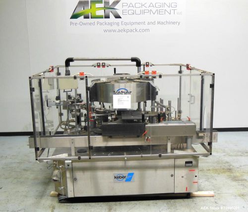 Used- kosme keber kosmac labeler, model 6ts3e2+s. previously used on 750 ml wine for sale