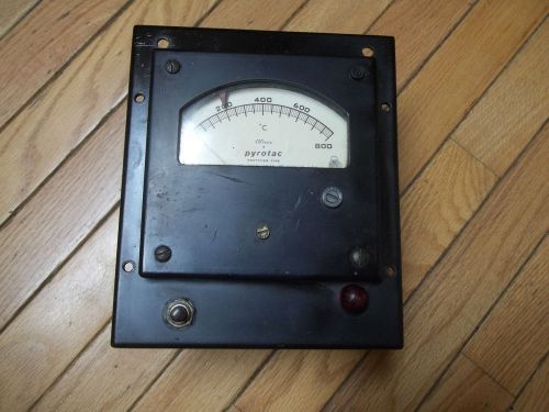 Alnor Instrument Company PyrotacTemperature Control 0-800C Gauge VINTAGE OLD