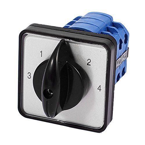 uxcell® Ith 20A 5 Position 12 Terminals Rotary Cam Combination Switch