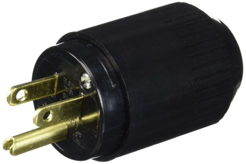 Hubbell 515p plug 15a 125v select-spec 5-15p black for sale